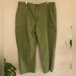 LANDS END cargo pants /stretch waist